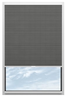 Halo, Midnight Grey - Stick Fit Slim Honeycomb Blind